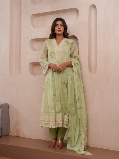Tashvika fern Premium Suit Set