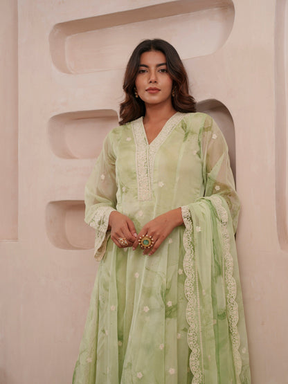 Tashvika fern Premium Suit Set