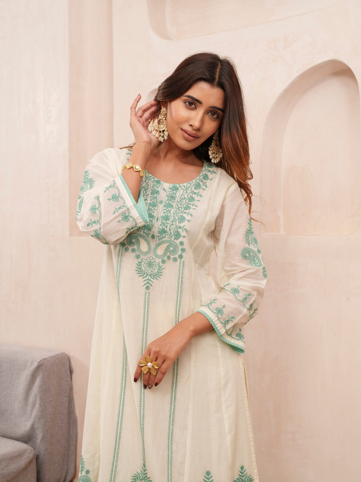 Tashvika Misriteal Cotton Embroidered Lawn Suit set