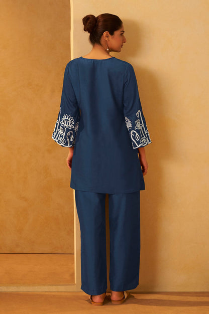 Trisha Azure Cotton Co-ord Set