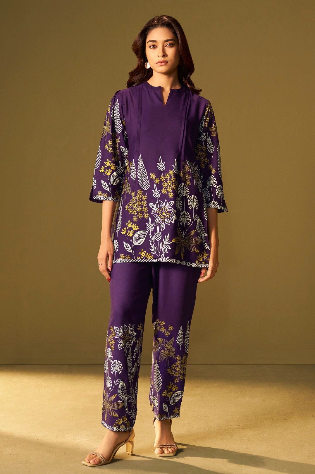 Trisha thistle printed co-ord set