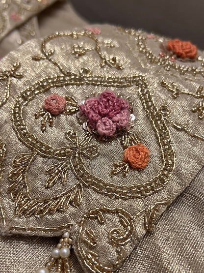 Alpa Daisy Full Work Fusion 3 Pc Co-Ord Set