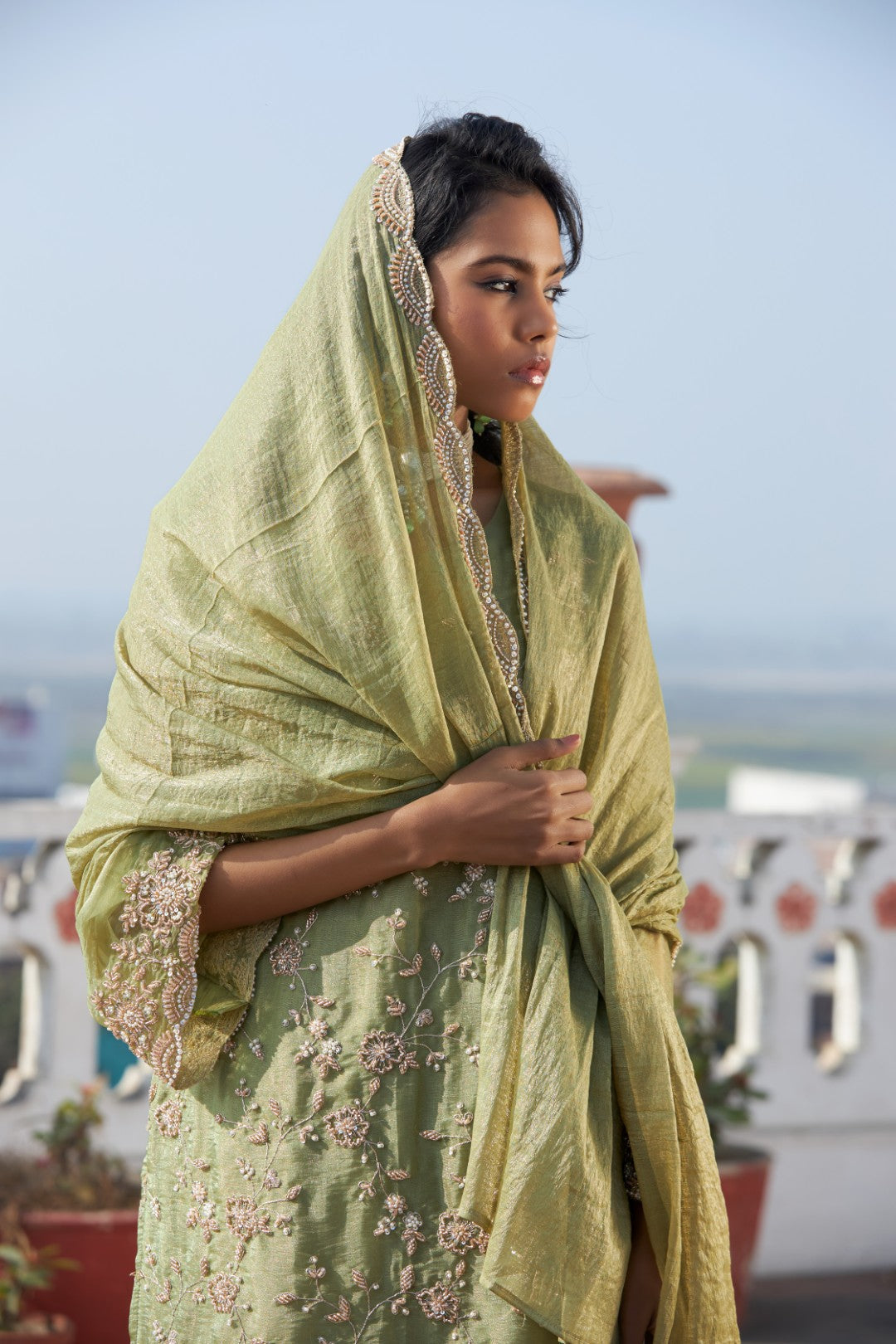 Mihika shamrock full work suit set