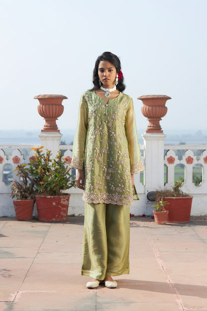 Mihika shamrock full work suit set