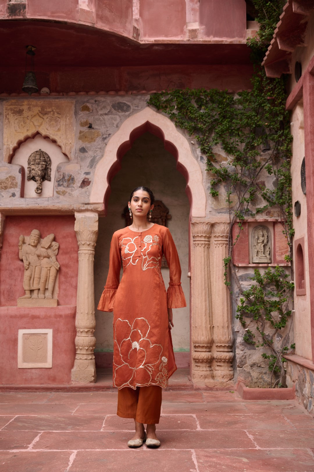 Sangini Apricot Premium Suit set