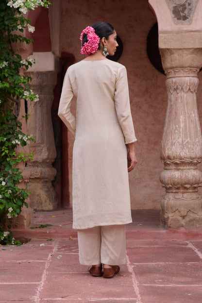 Gaurisha Daisy Full work Premium Suit Set