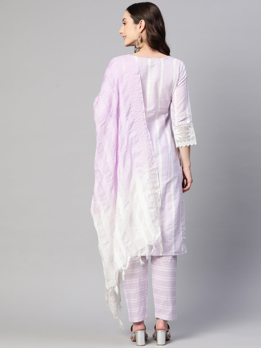 Dhiyona RV Women's south cotton  Kurta Set With Dupatta