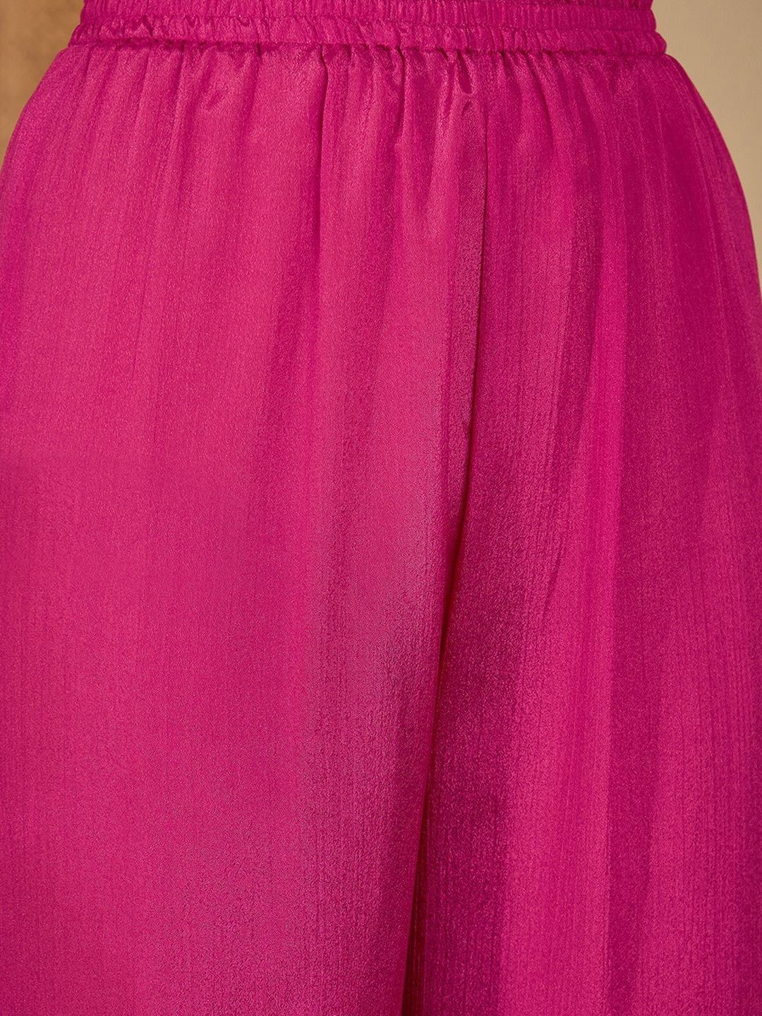Women Floral Embroidered Pleated Sequinned Kurta With Trousers