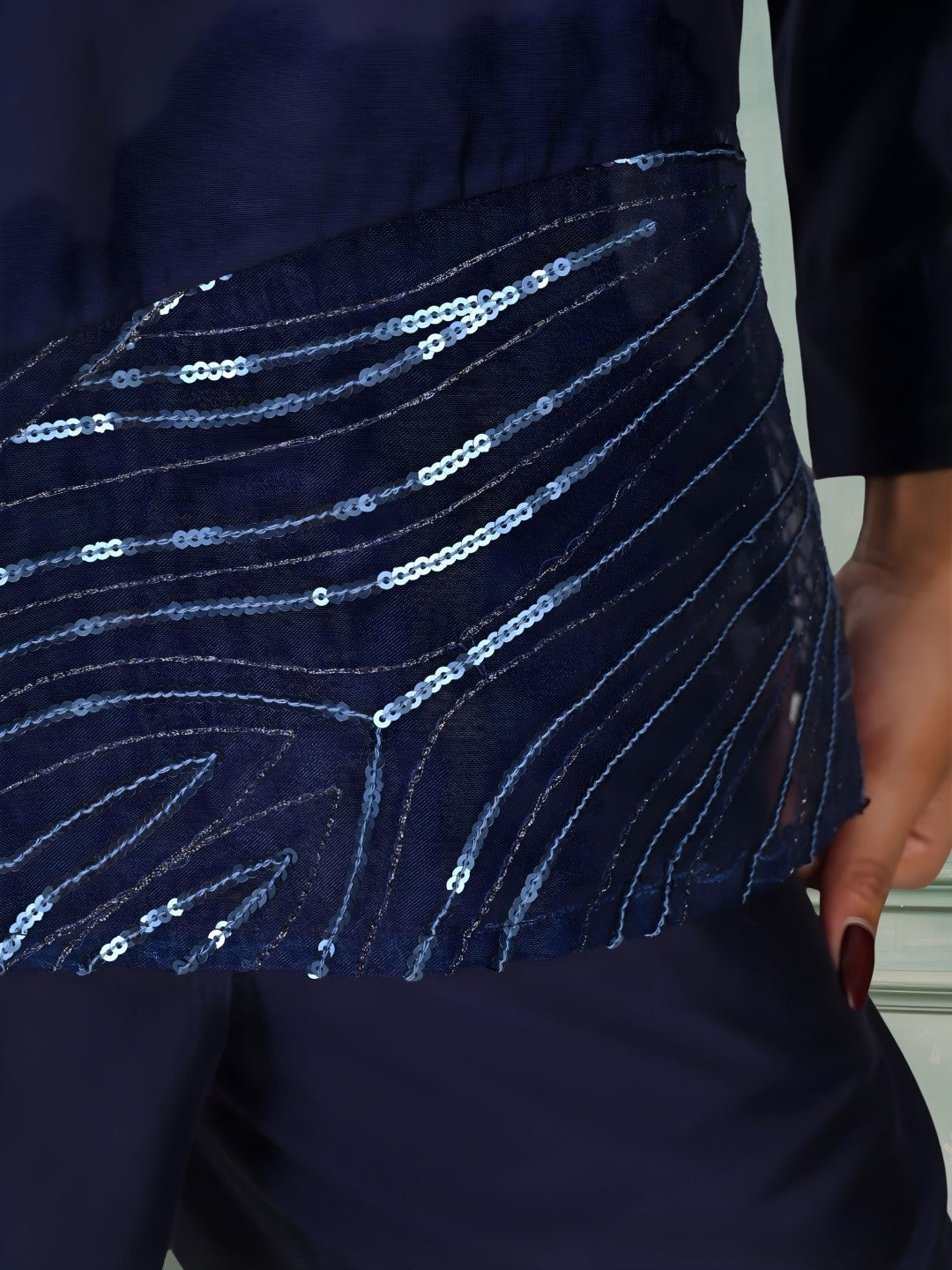 Avira Cobalt Handwork Co-Ord Set