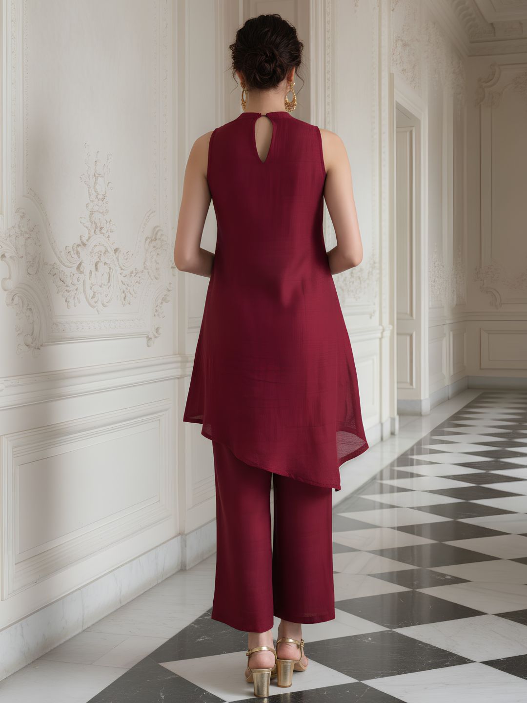 Avira garnet festive co-ord set