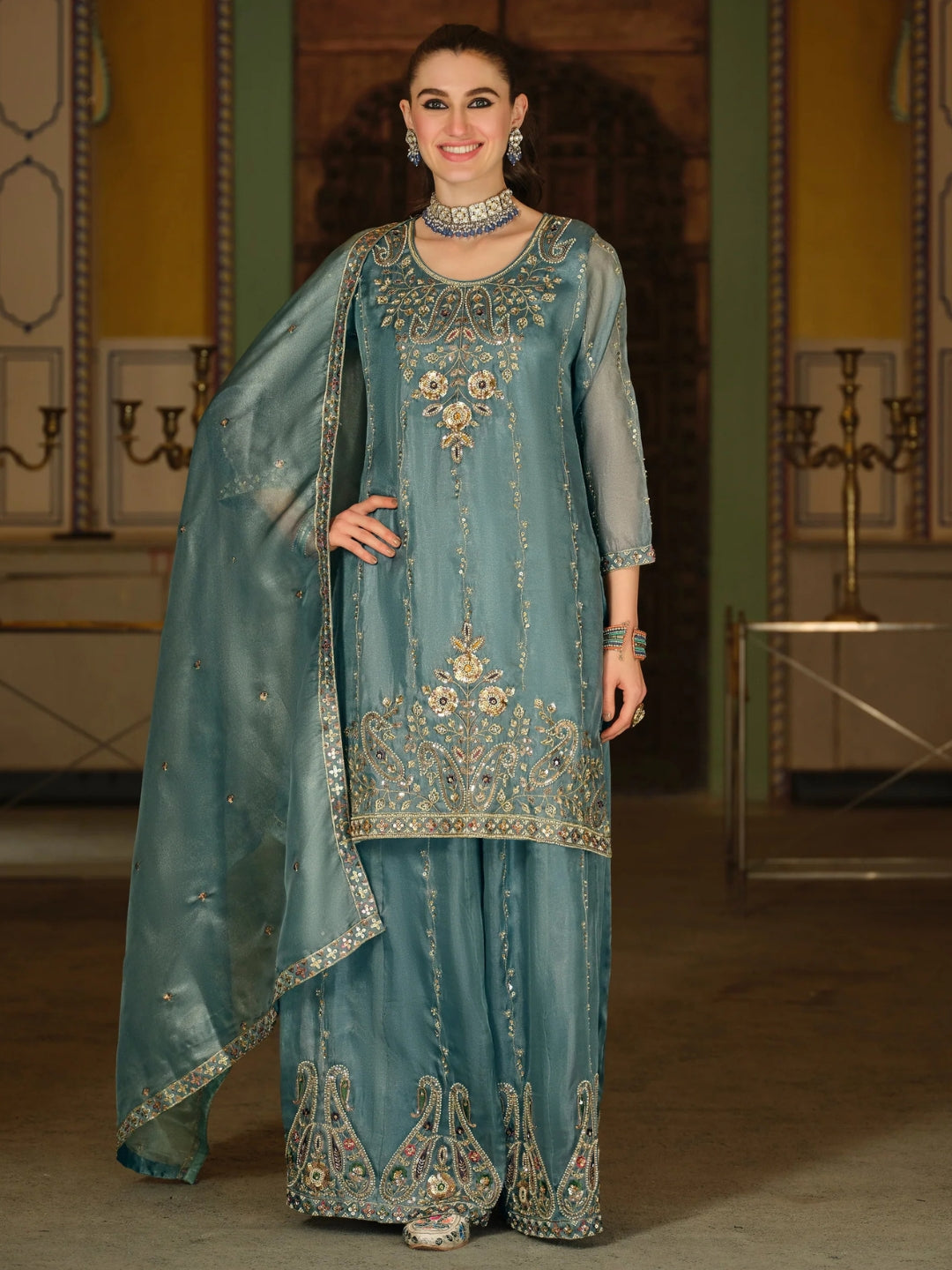 Ayog Gem Full Hand Work Suit Set