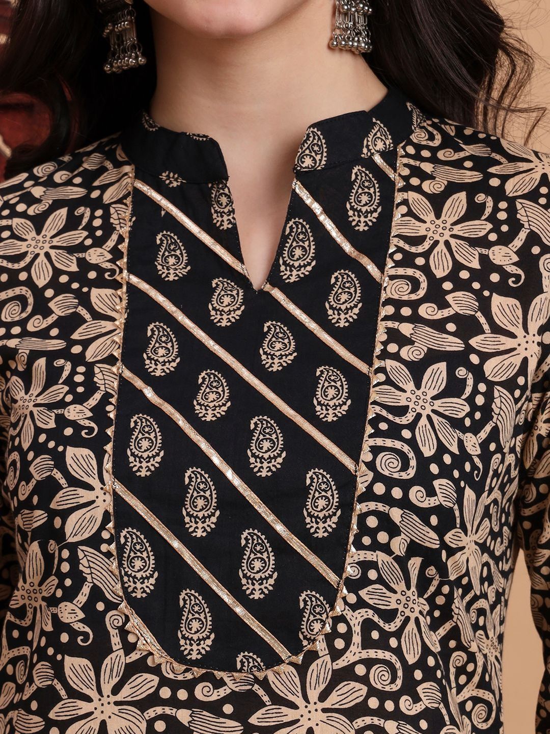 Dhiyona KL Women Ethnic Motifs Printed Regular Pure Cotton Kurta with Dhoti Pants & With Dupatta