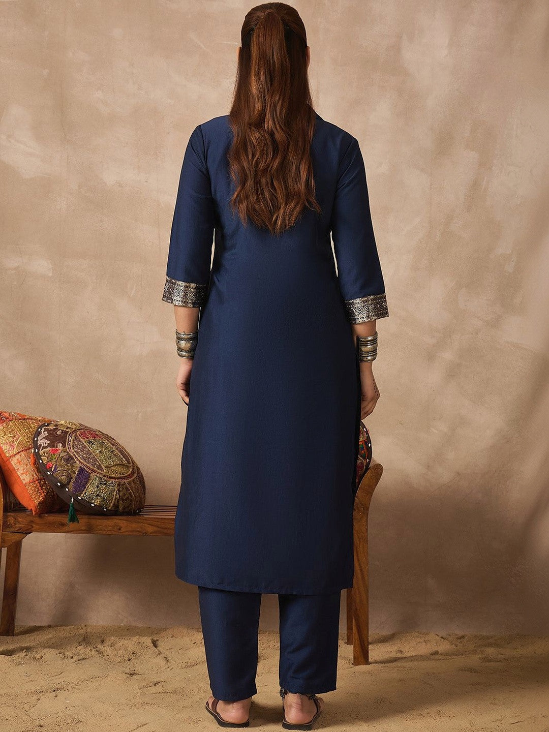 Women Regular Kurta with Trousers