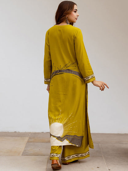 Women Printed Kurta Set