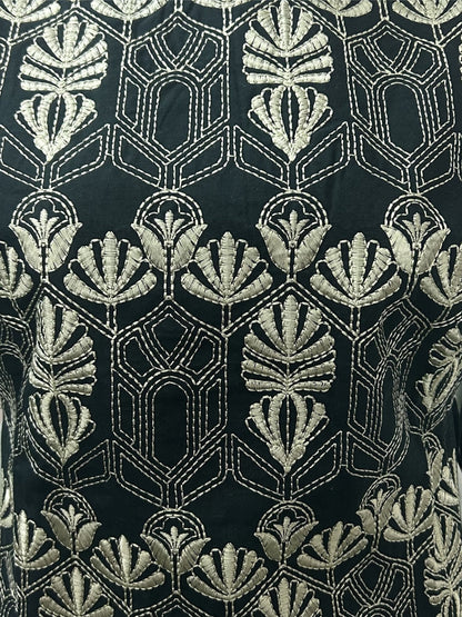 Bani Moss Embroidery Bib Style Co-Ord Set