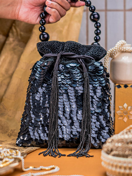 Dhiyona NR Embellished Potli Clutch