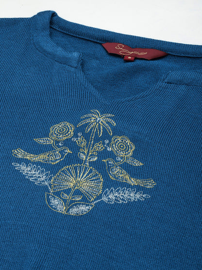 Ethnic Motifs Printed Regular Kurta With Trousers