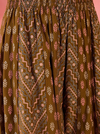 Dhiyona SN Embroidered Anarkali Kurta Set With Dupatta