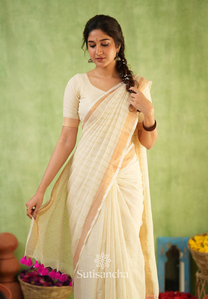 Dhiyona SS Sitaara Mul: Handwoven Sequin Elegance
