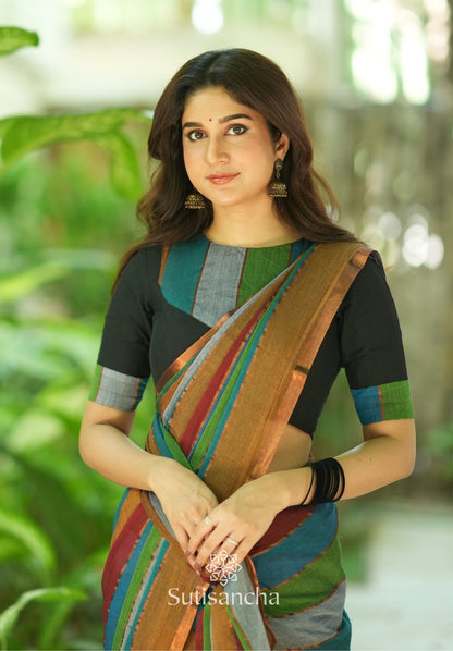 Dhiyona SS Threads of Joy – Multicolor Mul Cotton Magic