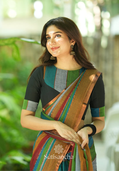 Dhiyona SS Threads of Joy – Multicolor Mul Cotton Magic