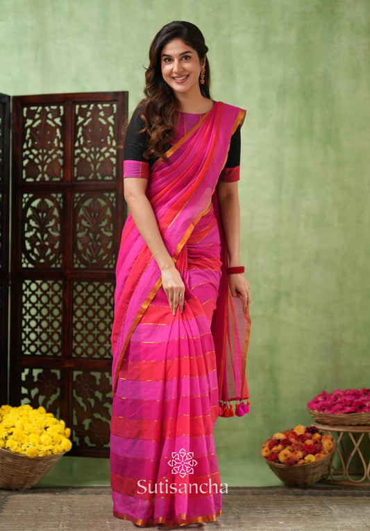 Dhiyona SS Threads of Joy – Multicolor Mul Cotton Magic