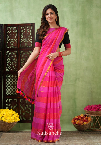 Dhiyona SS Threads of Joy – Multicolor Mul Cotton Magic