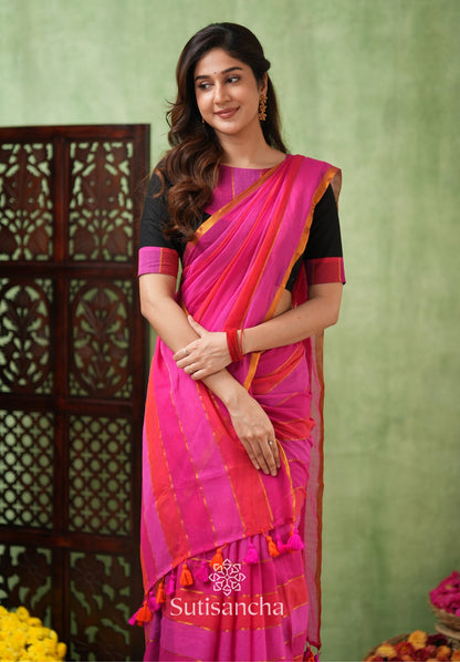 Dhiyona SS Threads of Joy – Multicolor Mul Cotton Magic