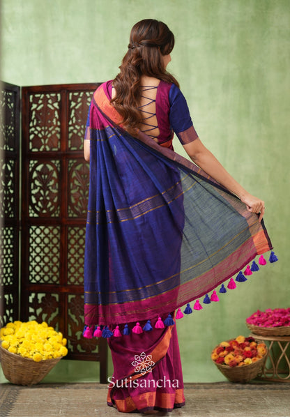 Dhiyona SS Royal Roots Revived Golden Border Cotton Saree