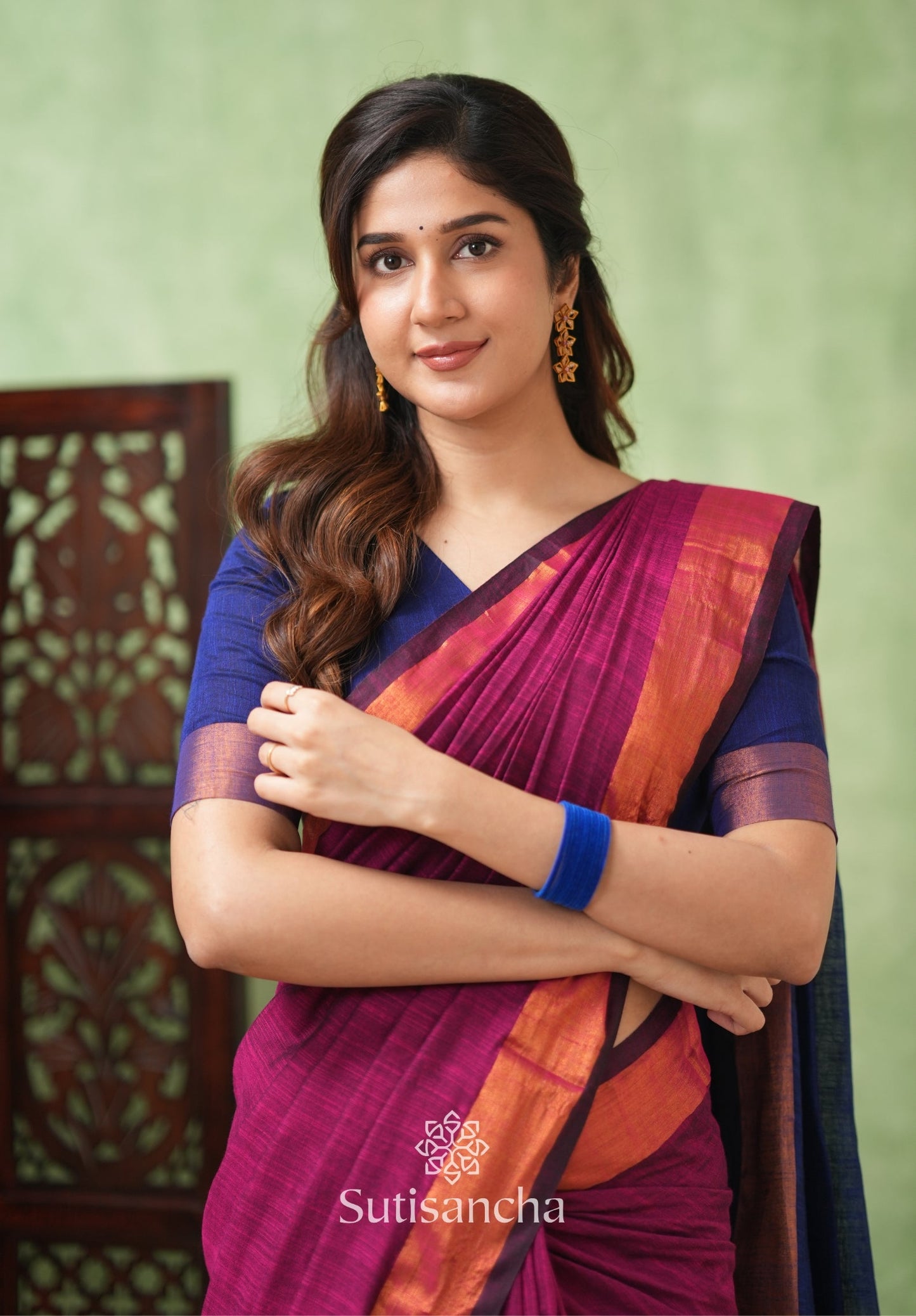 Dhiyona SS Royal Roots Revived Golden Border Cotton Saree