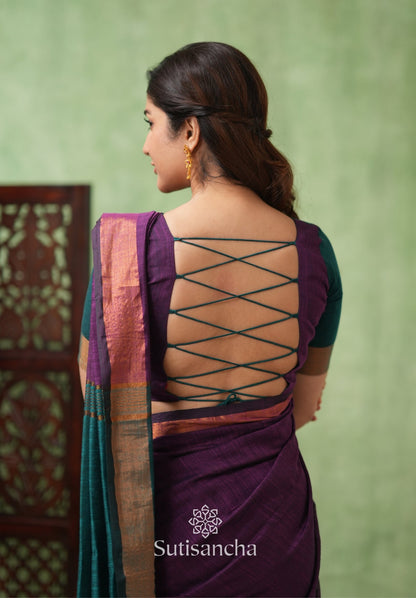 Dhiyona SS Royal Roots Revived Golden Border Cotton Saree