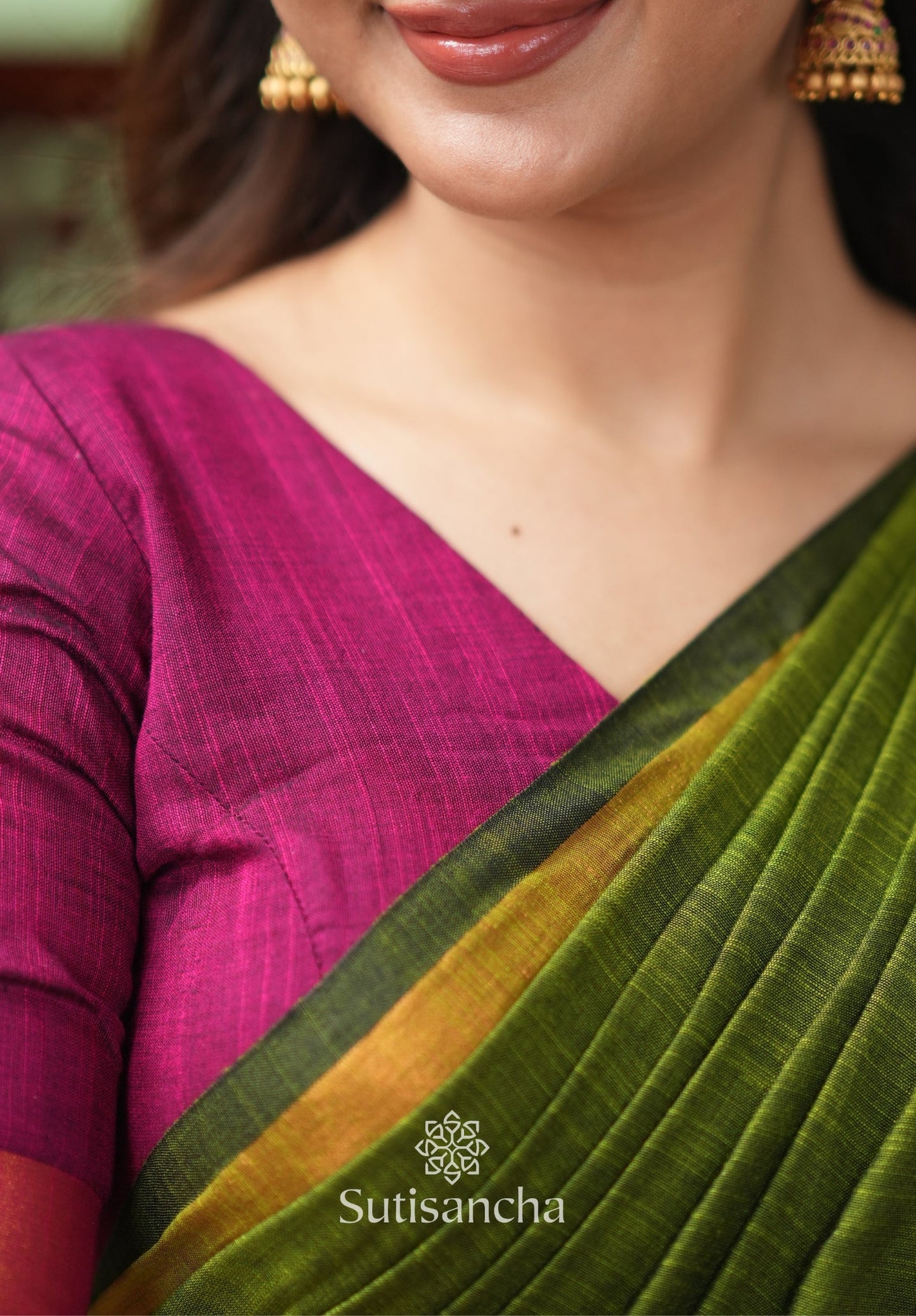 Dhiyona SS Royal Roots Revived Golden Border Cotton Saree