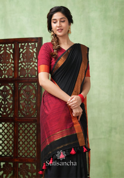 Dhiyona SS Royal Roots Revived Golden Border Cotton Saree