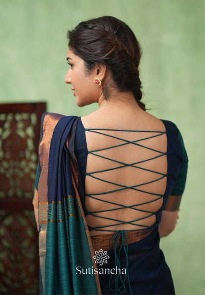 Dhiyona SS Royal Roots Revived Golden Border Cotton Saree