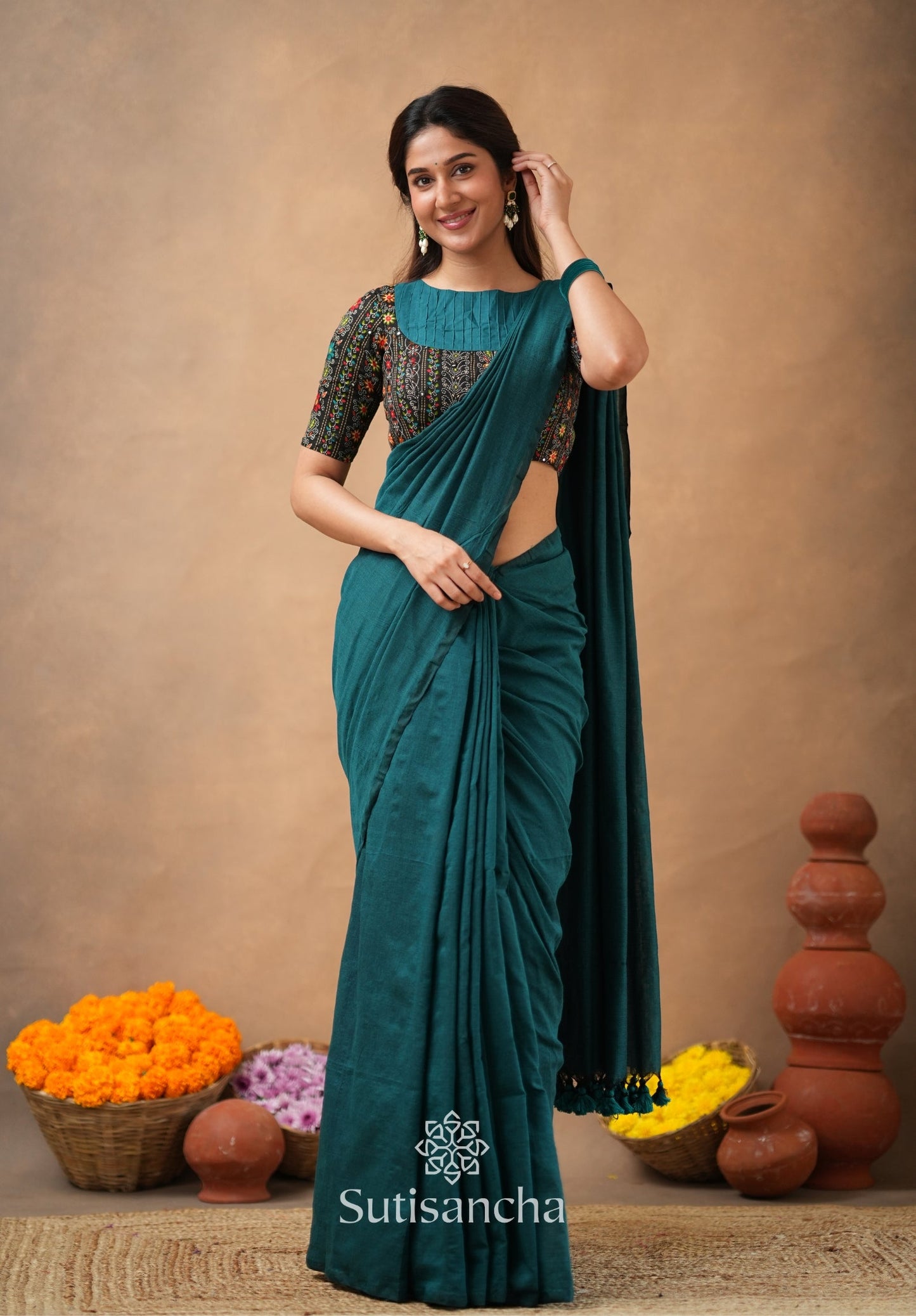 Dhiyona SS SUTRA Premium Cotton Saree