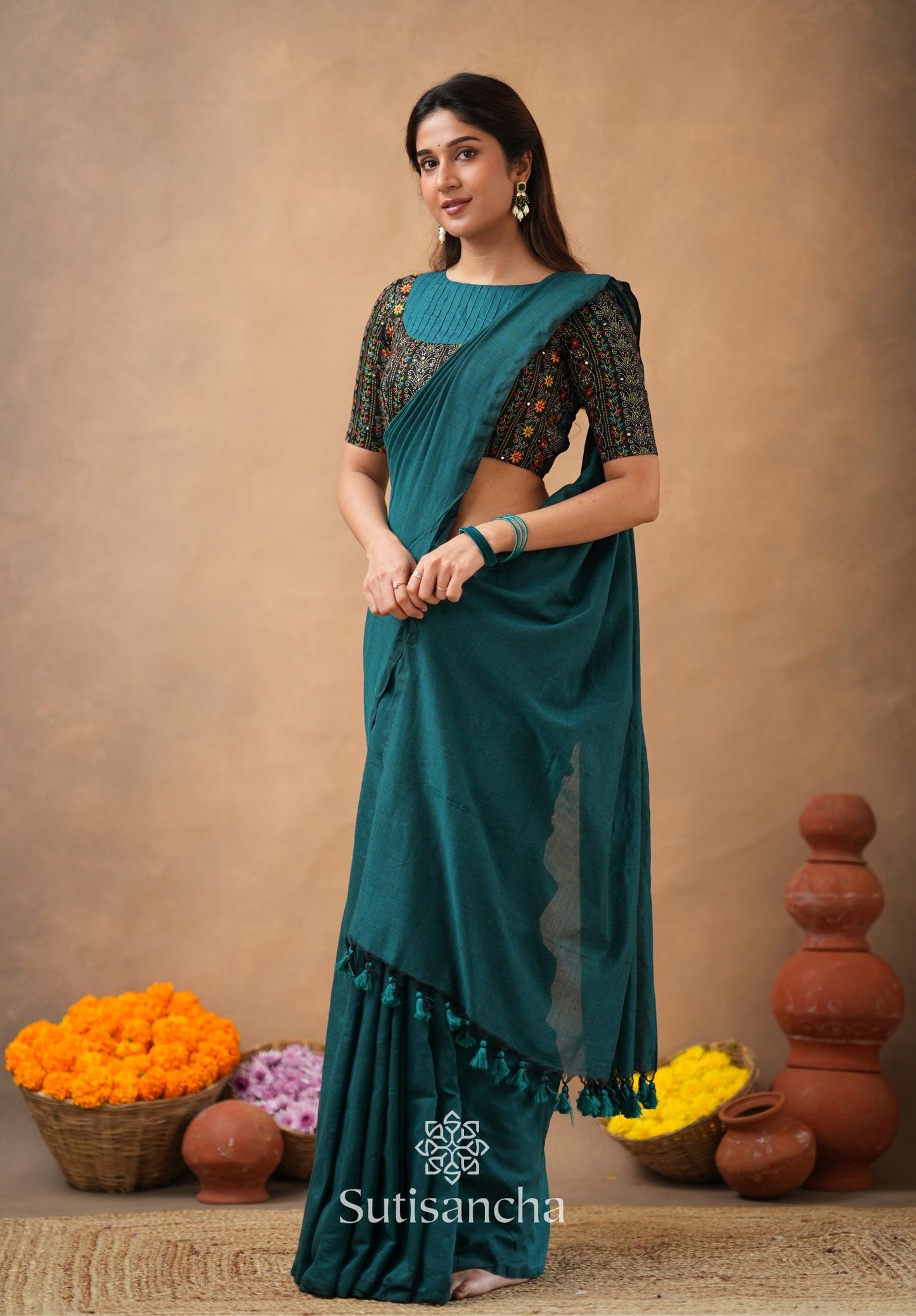 Dhiyona SS SUTRA Premium Cotton Saree