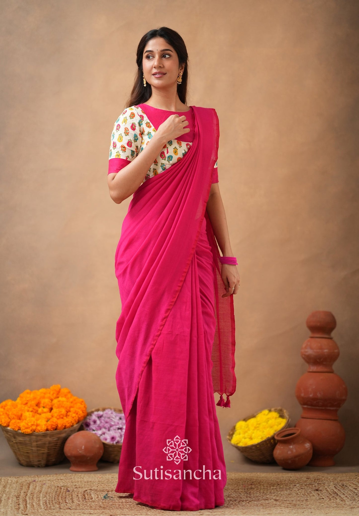 Dhiyona SS SUTRA Premium Cotton Saree