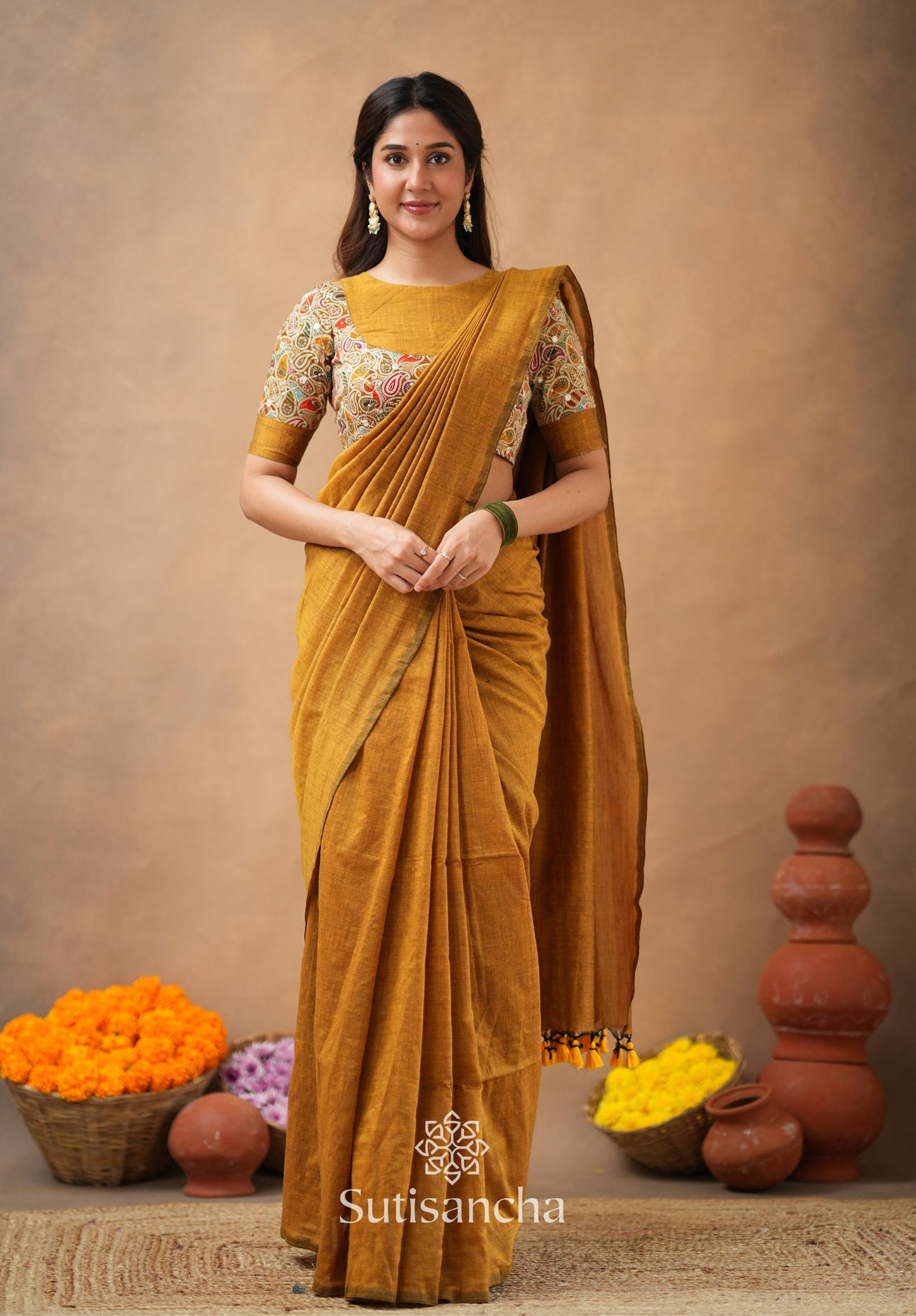 Dhiyona SS SUTRA Premium Cotton Saree