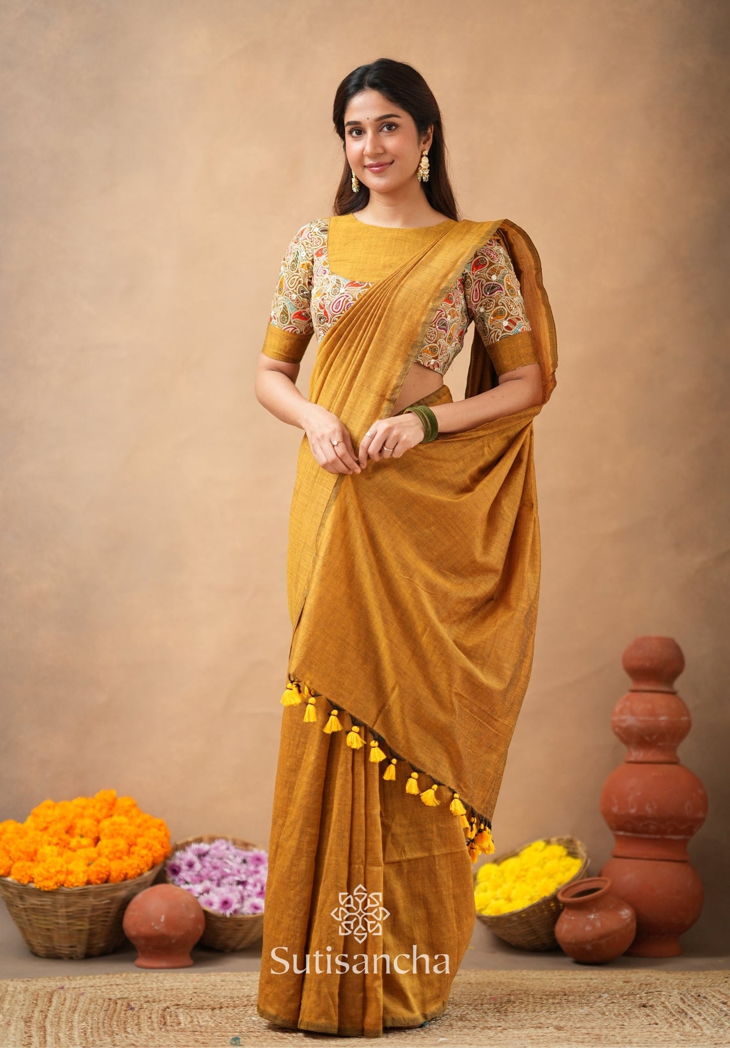 Dhiyona SS SUTRA Premium Cotton Saree
