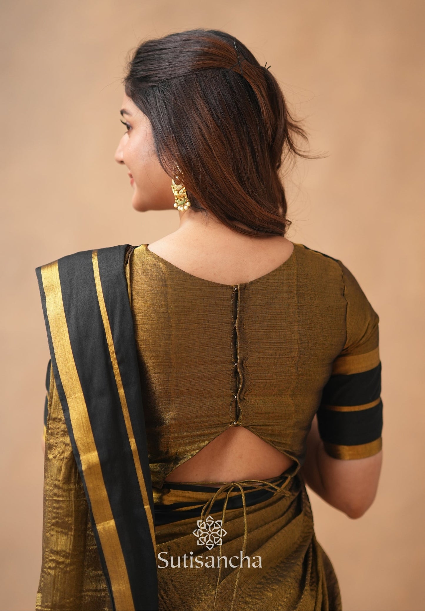 Dhiyona SS Soft Sheen Tissue Cotton Saree with Fluid Drape