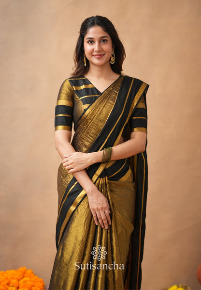 Dhiyona SS Soft Sheen Tissue Cotton Saree with Fluid Drape