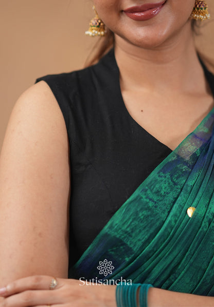 Dhiyona SS Premium Tissue Saree Accented with Siquin Shine