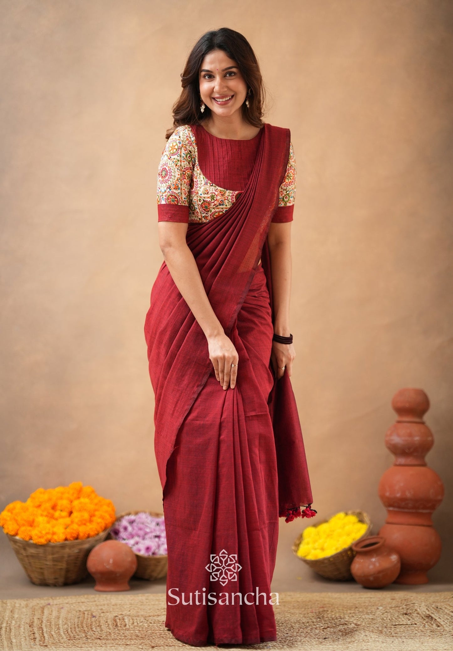 Dhiyona SS SUTRA Premium Cotton Saree