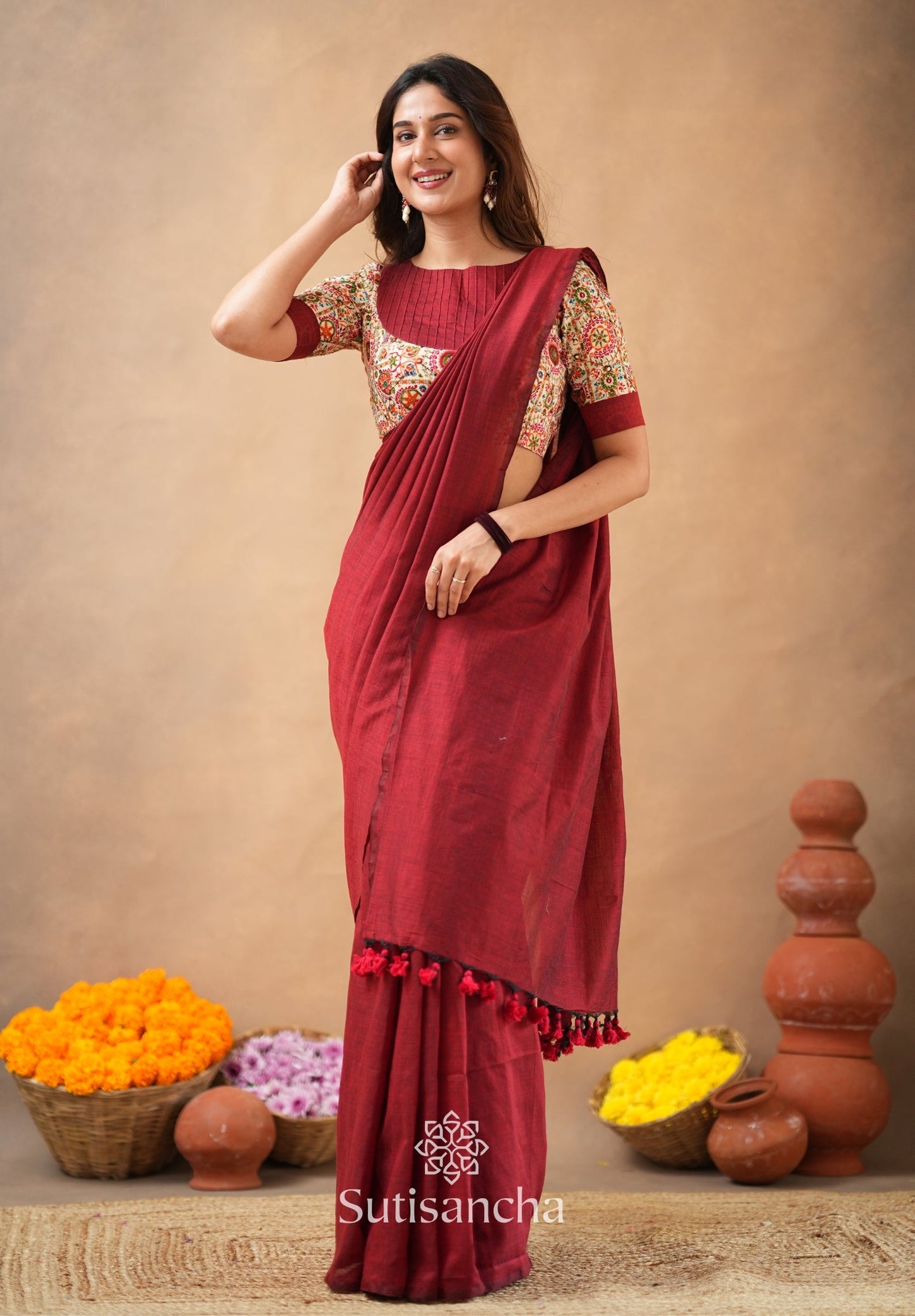 Dhiyona SS SUTRA Premium Cotton Saree
