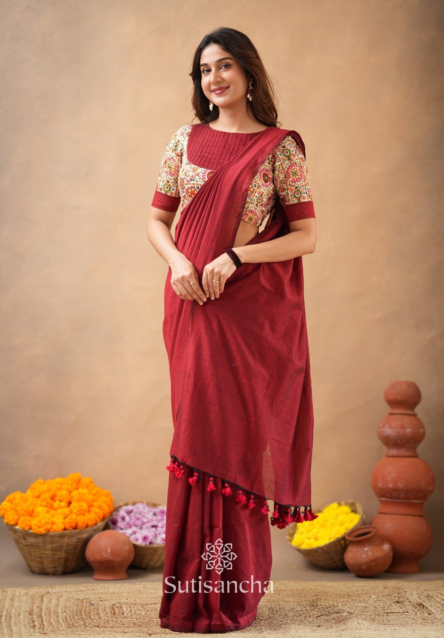 Dhiyona SS SUTRA Premium Cotton Saree