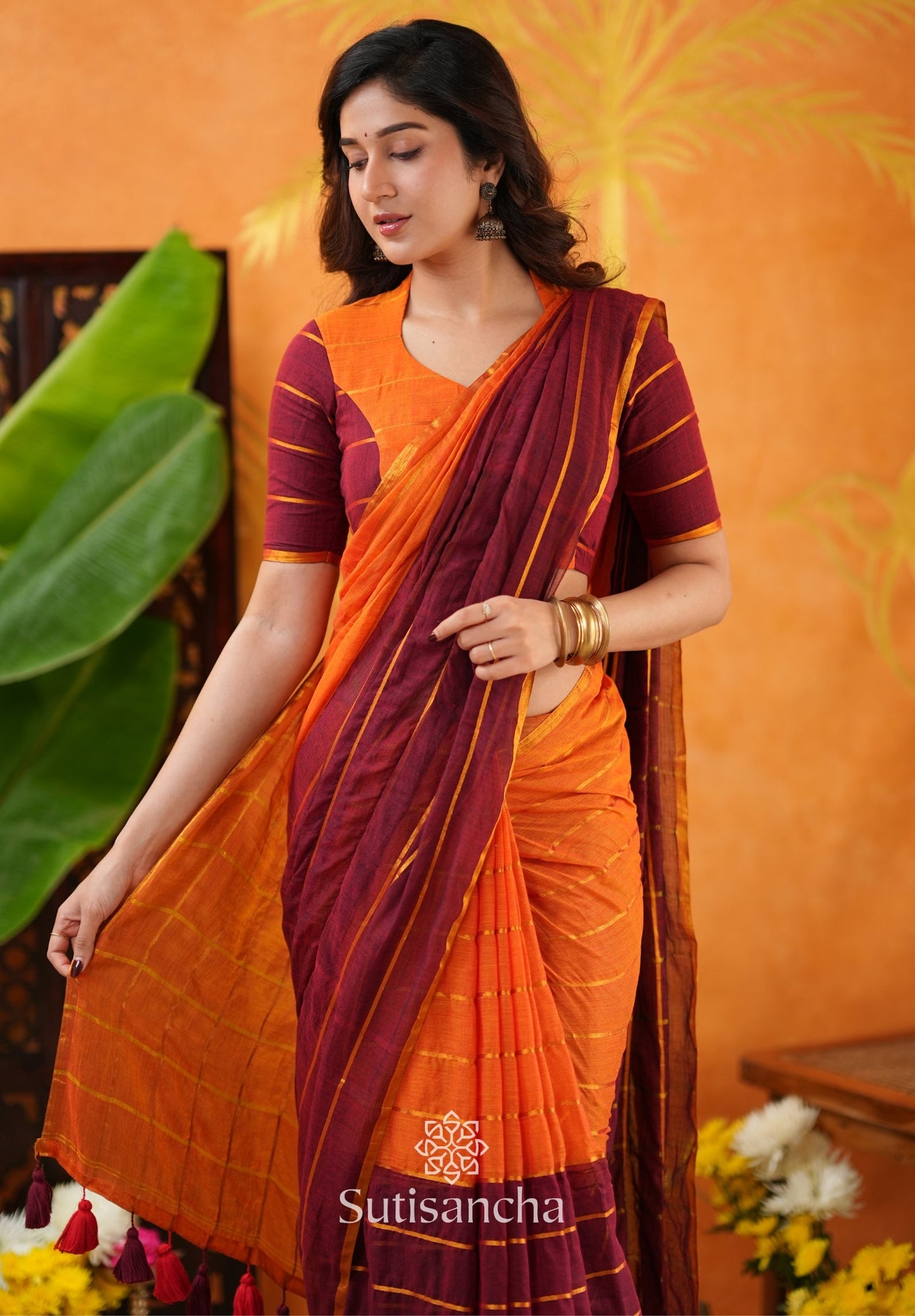 Dhiyona SS Urban Ethnic Mul Cotton Saree