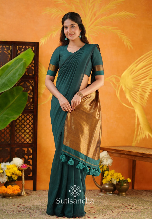 Dhiyona SS Tradition Touch Khadi Cotton Saree