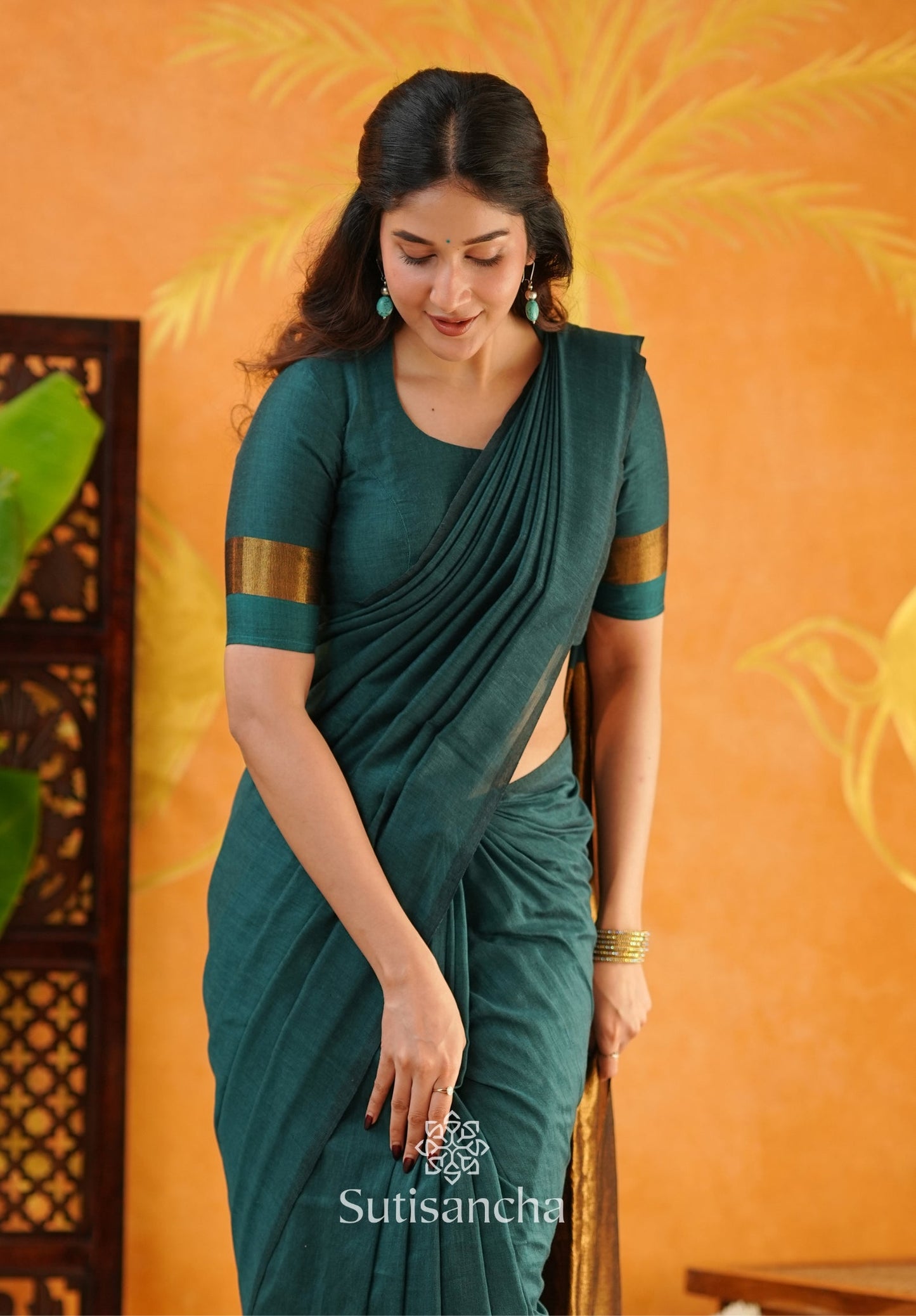 Dhiyona SS Tradition Touch Khadi Cotton Saree