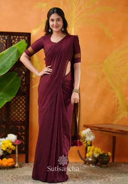 Dhiyona SS Tradition Touch Khadi Cotton Saree