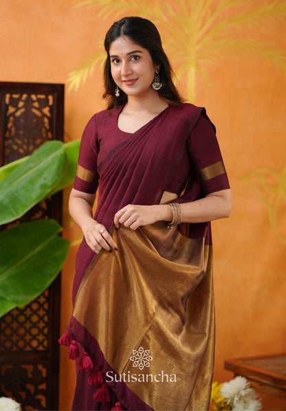 Dhiyona SS Tradition Touch Khadi Cotton Saree